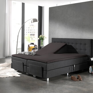 Dreamhouse Splittopper Katoenen Hoeslaken Antraciet 140 x 200