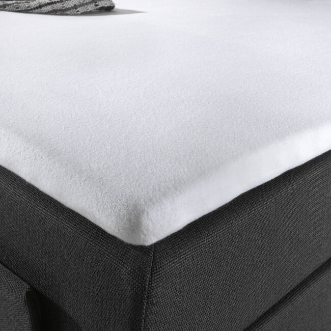 Waterdichte molton-matrasbeschermer / incontinentie splittopper hoeslaken 180 x 200 cm