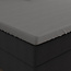 Dubbel Jersey 220 gr. Splittopper Hoeslaken Grijs 180 x 200/220