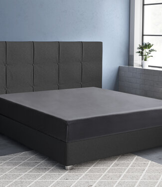 Primaviera Deluxe Satijnen Hoeslaken Antraciet 70 x 200