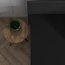 Dubbel jersey 220 gr. splittopper-hoeslaken zwart 160 x 200/220