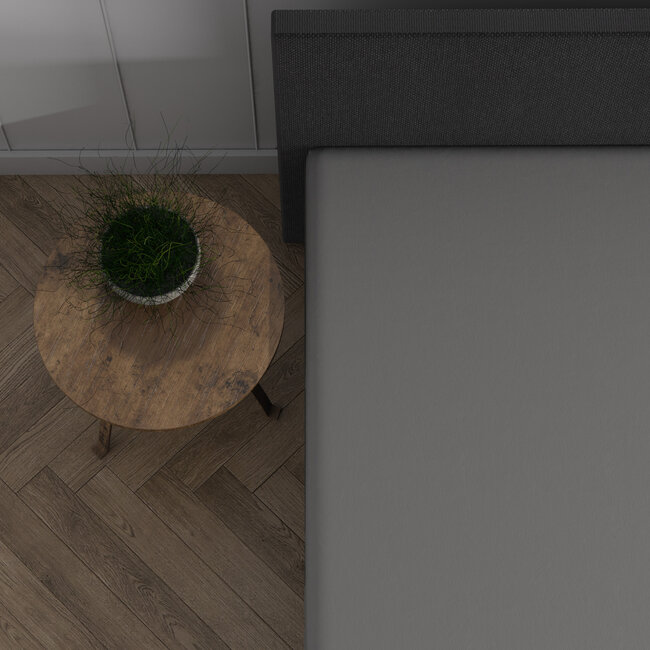 Dubbel Jersey 220 gr. Topper Hoeslaken Grijs 140 x 200/220