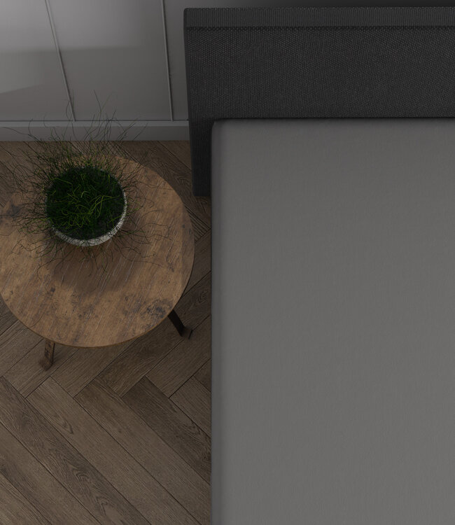 Dubbel Jersey 220 gr. Topper Hoeslaken Grijs 140 x 200/220