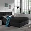 Dreamhouse Double jersey 220 g/m² fitted sheet black 160/180 × 200/220 cm