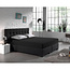 Dubbel jersey 220 g/m² hoeslaken zwart 160/180 x 200/220 cm