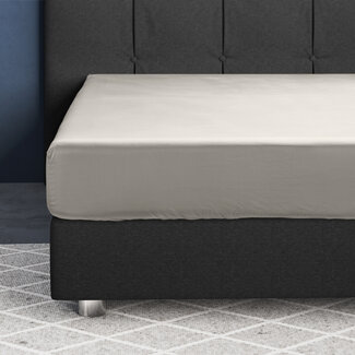 Primaviera Deluxe Satijnen hoeslaken crème 90 x 220