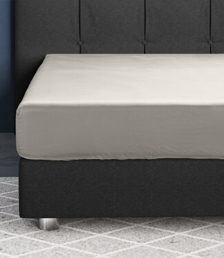 Primaviera Deluxe Satijnen hoeslaken crème 90 x 220