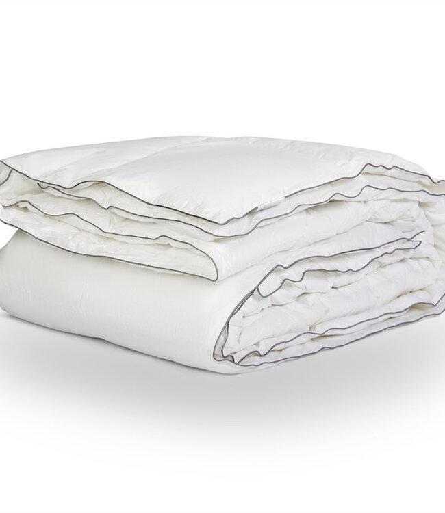 Percale Katoen-gevoel Eenpersoonsdekbed Wit - 200x200