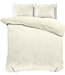 Velvet Uni Dekbedovertrek Crème 200 x 220