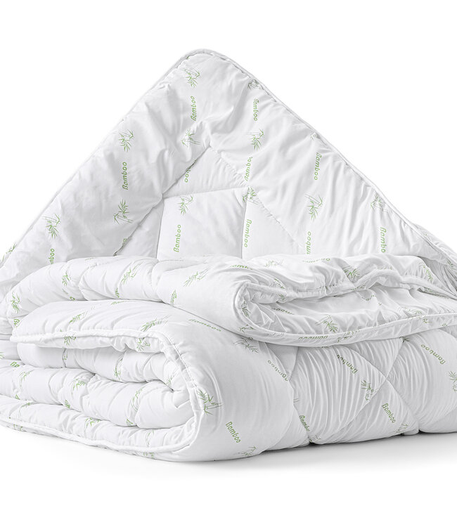 Bali Bamboe Touch Dekbed Wit 240 x 200