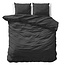 Effen Satijn Dekbedovertrek Zwart 200 x 200/220