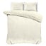 Sleeptime Velvet plain duvet cover cream 240 × 220