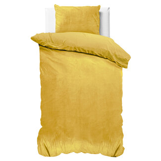 Sleeptime Samt Uni Bettbezug Gold 140 × 220