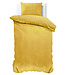 Velvet Uni Dekbedovertrek Goud 140 x 220