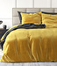 Velvet Uni Dekbedovertrek Goud 140 x 220