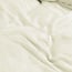 Sleeptime Velvet plain duvet cover cream 240 × 220