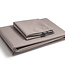 Egyptisch katoen effen dekbedovertrek taupe 140 x 200/260