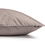 Egyptisch katoen effen dekbedovertrek taupe 140 x 200/260