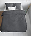 Uni Satijn Dekbedovertrek Antraciet 200 x 200/220