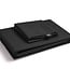 Primaviera Deluxe Bettbezug aus ägyptischer Baumwolle, Uni, Schwarz, 140 × 200/260