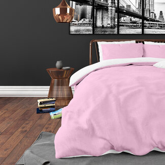 Zensation Doppelseitig rosa/weiß 240 × 220 - Bettbezug