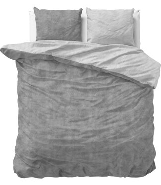 Sleeptime Flanel Gewassen Katoen Grijs 240 x 220