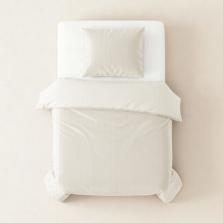 Velours-Bettbezug beige 140 × 200/220