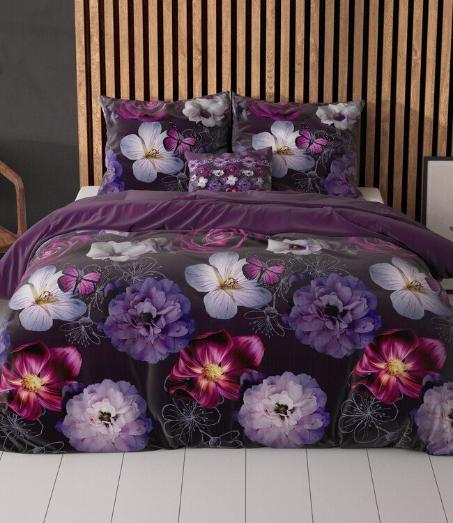 Magische Bloem Paars 140 x 220