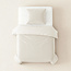 Sleeptime Velvet Duvet Cover beige 140 × 200/220