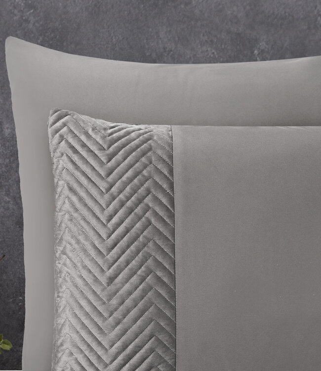 DD Fluweel Crossline Zand/Grijs 140 x 200/220