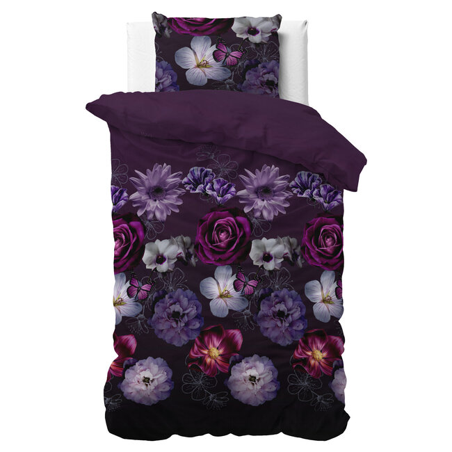 Magische Bloem Paars 140 x 220