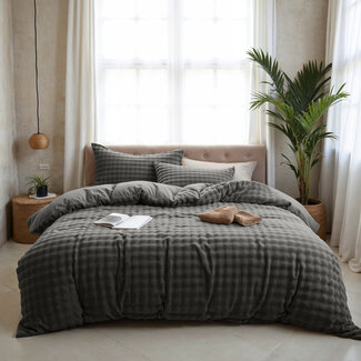 Sleeptime Pom Pom Antraciet 140 x 220