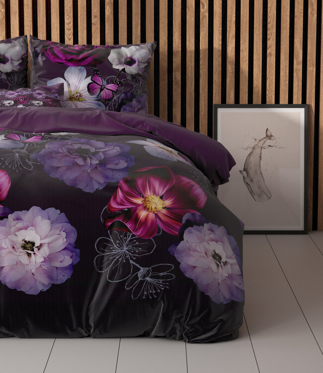 Magische Bloem Paars 140 x 220