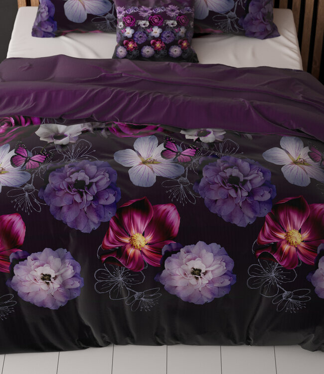 Magische Bloem Paars 140 x 220