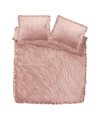 Sleeptime Fluwelen Ruches Oudroze 240 x 220