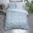 Sleeptime Washed cotton flannel blue 240 × 220 - Duvet Cover