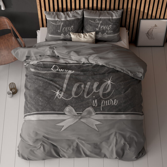 Pure Liefde Grijs 200 x 200/220
