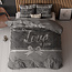 Pure Liefde Grijs 200 x 200/220