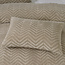 Chevron teddy taupe 140 x 200/220