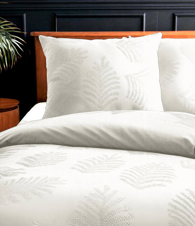 Bladeren 3D Crème 240 x 200/220