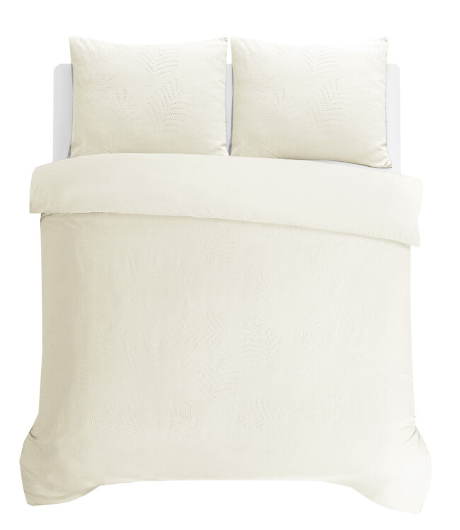 Bladeren 3D Crème 240 x 200/220