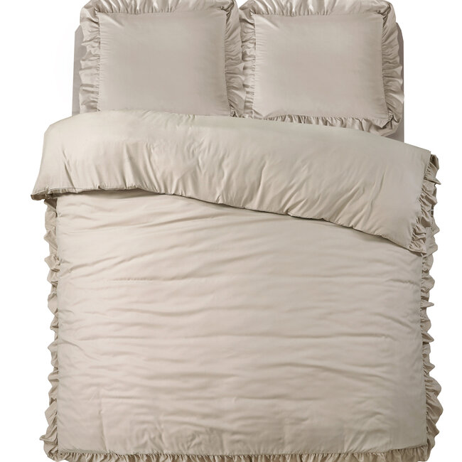 Ruffles taupe 140 x 200/220