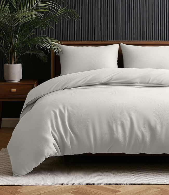 Bladeren 3D Crème 240 x 200/220