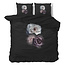 Sleeptime Diepe Bloemen Zwart 200 x 200/220