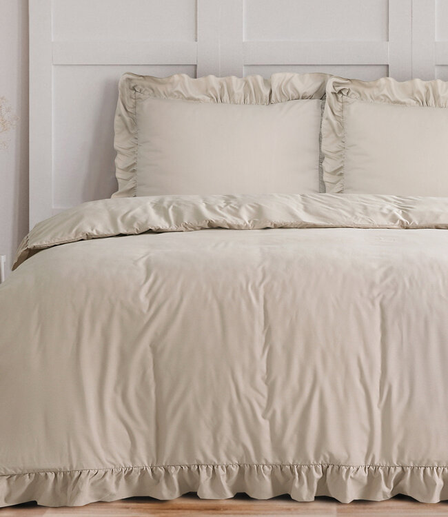 Ruffles taupe 140 x 200/220