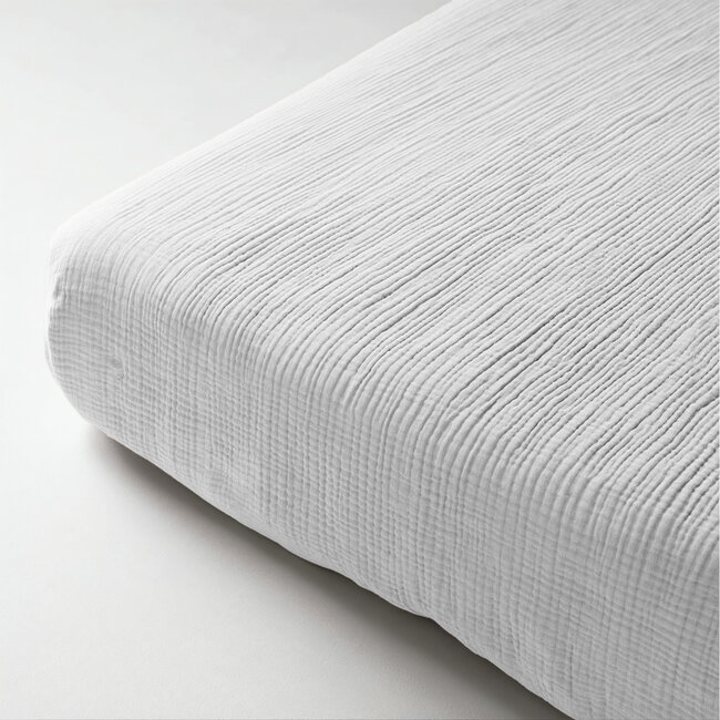 Mousseline Wit 180 x 200 + 30