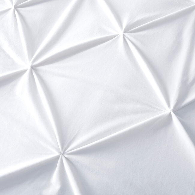 Fluwelen pintuck wit 240 x 200/220