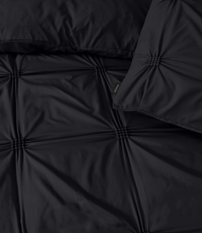 Punch Pintuck Zwart 240 x 200/220