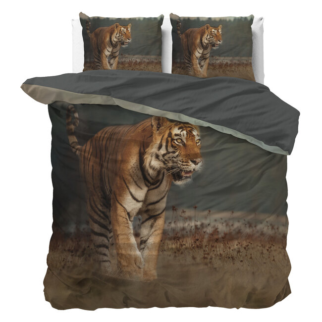 Natuur Tijger Taupe 200 x 200/220