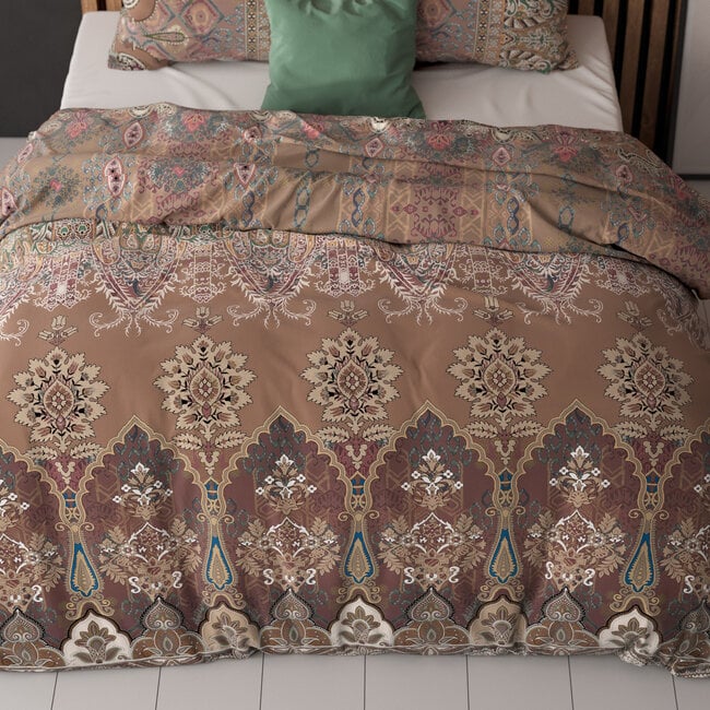 Sleeptime Berna Brown 200 × 200/220 - Duvet Cover